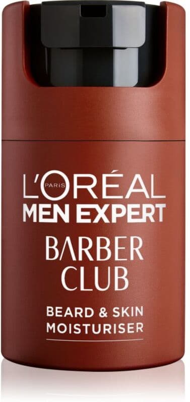 L’Oréal Paris Men Expert Barber Club ενυδατική κρέμα Για πρόσωπο και τα γένια για άντρες 50 ml