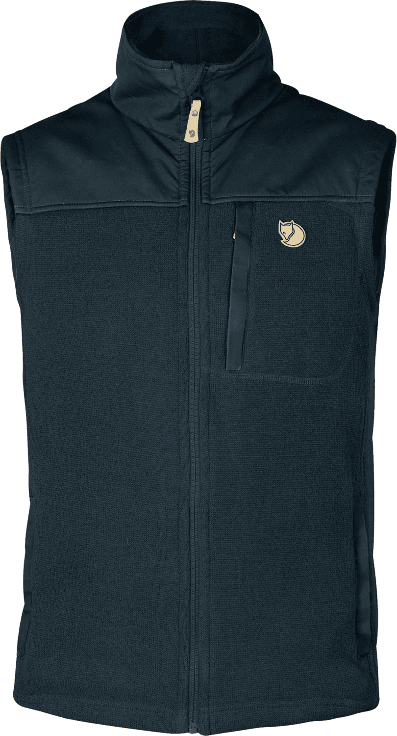 Fjällräven Men's Buck Fleece Vest Dark Navy L