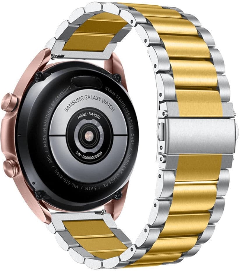 INCOVER Universell Smartklokke (20mm) Rustfritt Stål Rem - Sølv / Gull