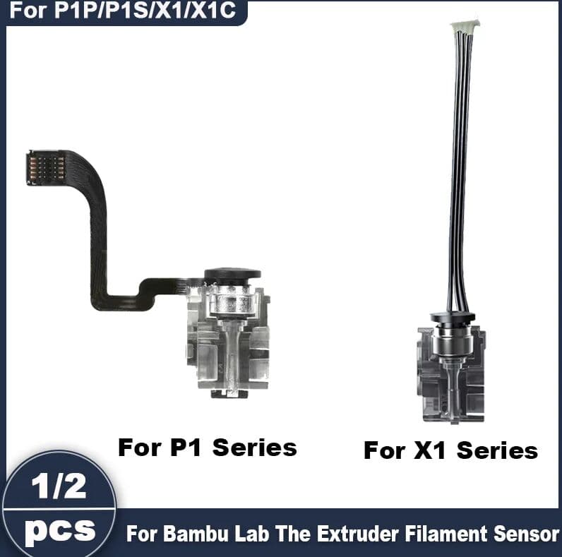 LIXIU For Bambu Lab P1P/P1S/X1C/X1/X1E/X1 Carbon Extruder Filament Sensor,Hall Switch Assembly, for Bambu Lab P1/X1 Series 3D Printer
