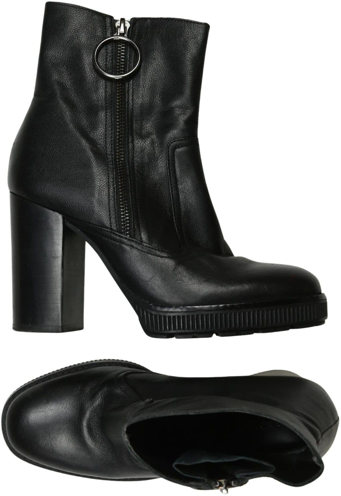 Zara Damen Stiefelette, Schwarz, Gr. EU 38, kein / Etikett - Second Hand