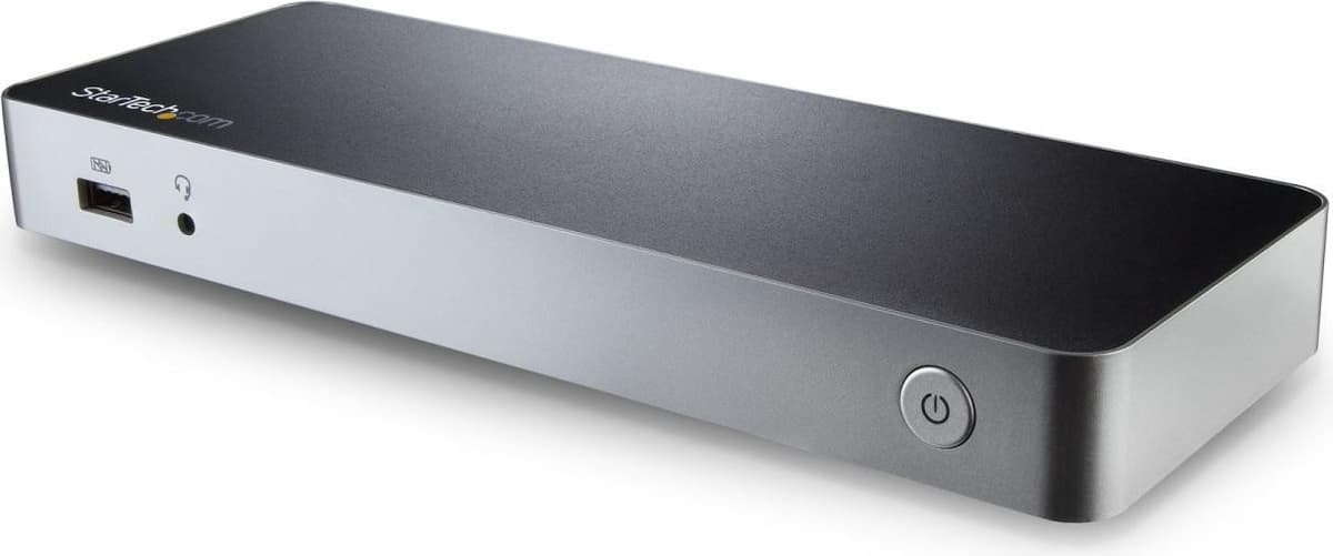 StarTech.com USB-C dockingstation voor twee monitoren met 60W vermogensafgifte, geschikt voor Windows laptops, USB-C naar HDMI/DVI, MST30C2HHPDU