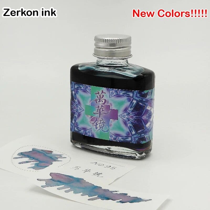 NONE Zerkon ink 50ml 59 Colors Sheen Fountain Pen Ink Gradient Color Ink for JINHAO Majohn Hongdian Stationery School Supplies