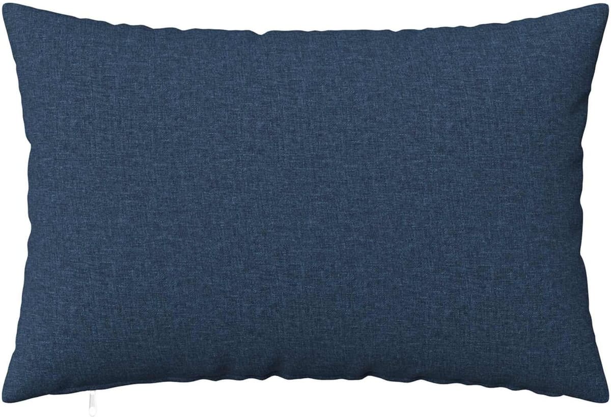 vidaXL Housse de coussin 2 pc HEERLEN Bleu 50 x 75 cm Tissu