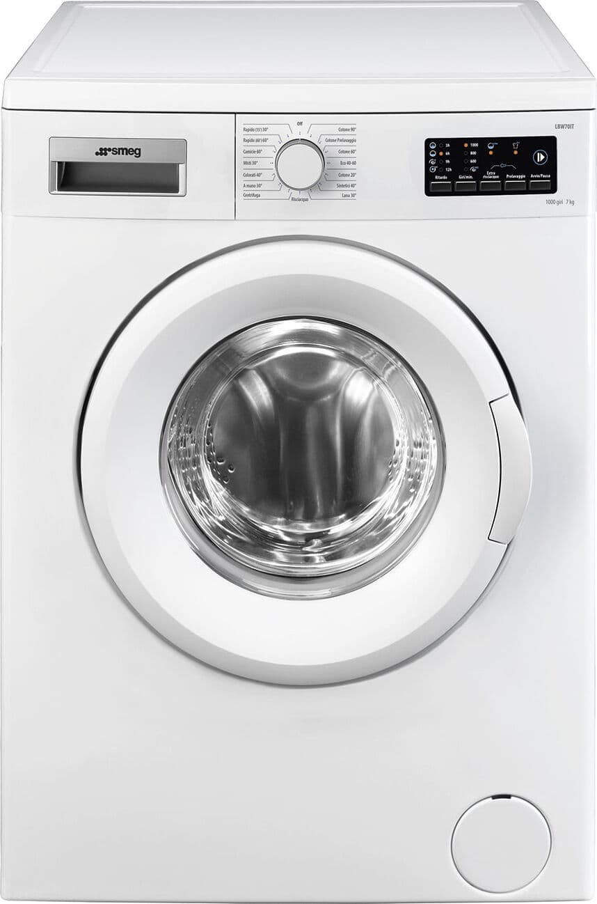 SMEG Lbw70it Lavatrice 7 Kg Centrifuga 1000 Giri Classe D Profondità 52 Cm Colore Bianco - Lbw70it