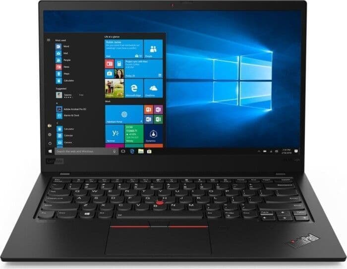 Lenovo ThinkPad X1 Carbon G8   i5-10310U   14"   8 GB   256 GB SSD   FP   Iluminación del teclado   Win 11 Home   DE - Refurbished