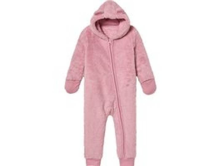 LUPILU® Combinaison bébé en polaire peluche (rose, 0-2 mois)
