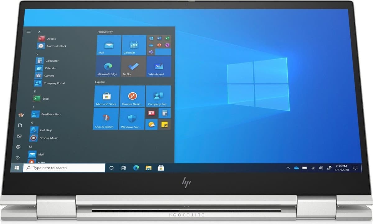 HP EliteBook x360 830 G8   i7-1165G7   13.3"   8 GB   256 GB SSD   Touch   Rétroéclairage du clavier   Webcam   Win 11 Pro   DE - Refurbished