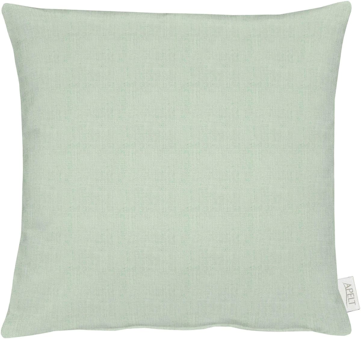 Dekokissen MISS MARY "ARIZONA" Gr. 1, blau (petrol, unifarben), B:45cm L:45cm, Leinen, Polyester, Dekokissen_Sitzkissen_Kissenhüllen, Dekokissen