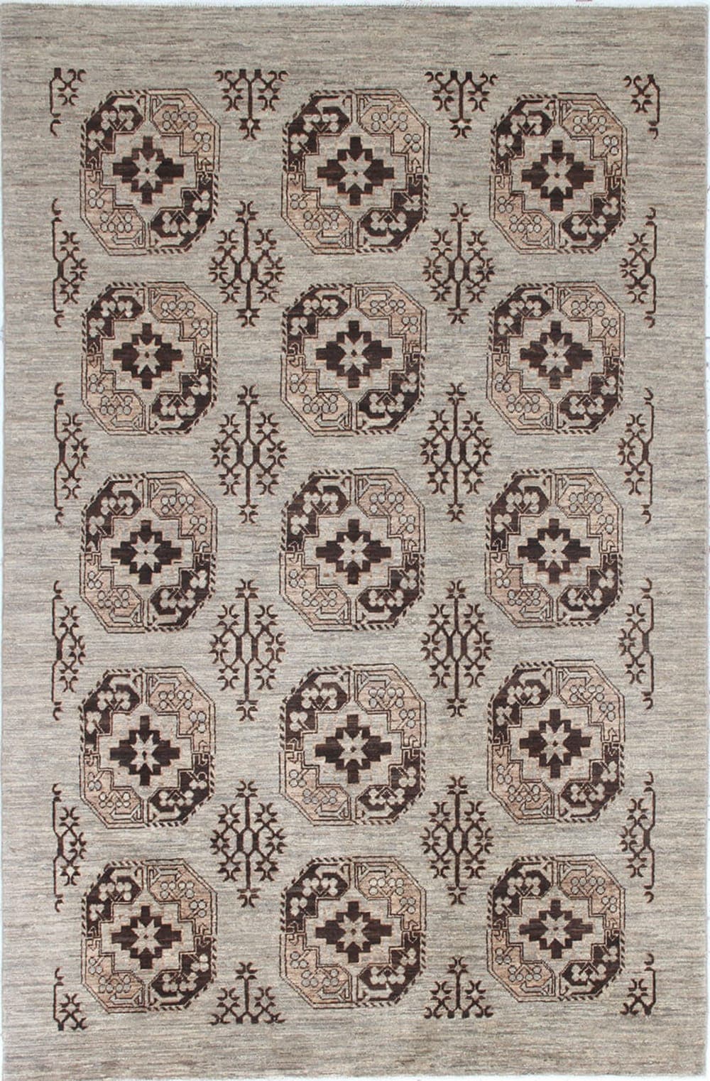 Carpet Living Alfombra oriental hecha a mano de lana multicolor 274x178 cm