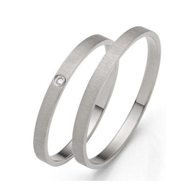 Firetti "Schmuck Geschenk Gold 375 Hochzeit Ehering "LIEBE" Made in Germany, wahlweise mit oder ohne Brillant
