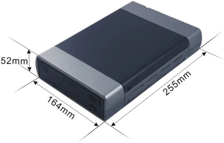 YiFanHeRong 5.25inch External Hard Drive Enclosure USB3.0/2.0 To SATA Hard Disk Box Support DVD External Hard Drive Case 16 Speed Recording