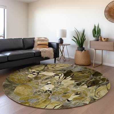 Addison Rugs Premium Washable Super Soft Abstract Floral Mayfield Rug