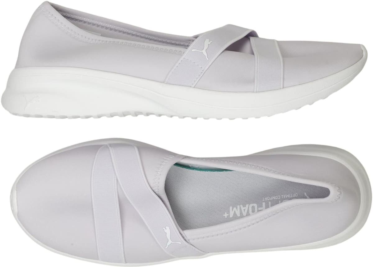 Puma Damen Ballerina, Grau, Gr. EU 42.5, kein / Etikett - Second Hand