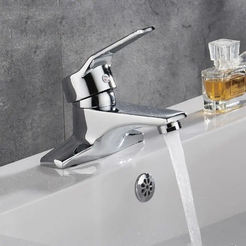 NONE Bathroom Mixer Faucet Double-hole Hot and Cold Water Tap for Washbasin Basin Faucets for Bathroom Toilet Countertop Mixer Taps