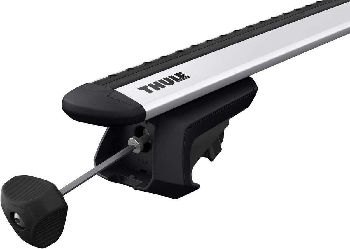 Tetőcsomagtartó Fiat Panda Hatchback 2003-2011, Thule WingBar Evo, tetőkorlátos