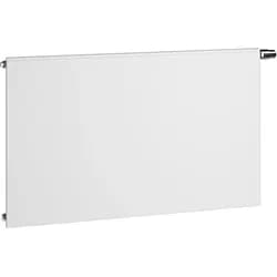 Kermi therm-x2 Plan-Ventilheizkörper, Typ 10, 905x405x63 mm, weiß RAL 9016 seidenglanz, 10 bar, Ventil links, Wärmeleistung 303 Watt