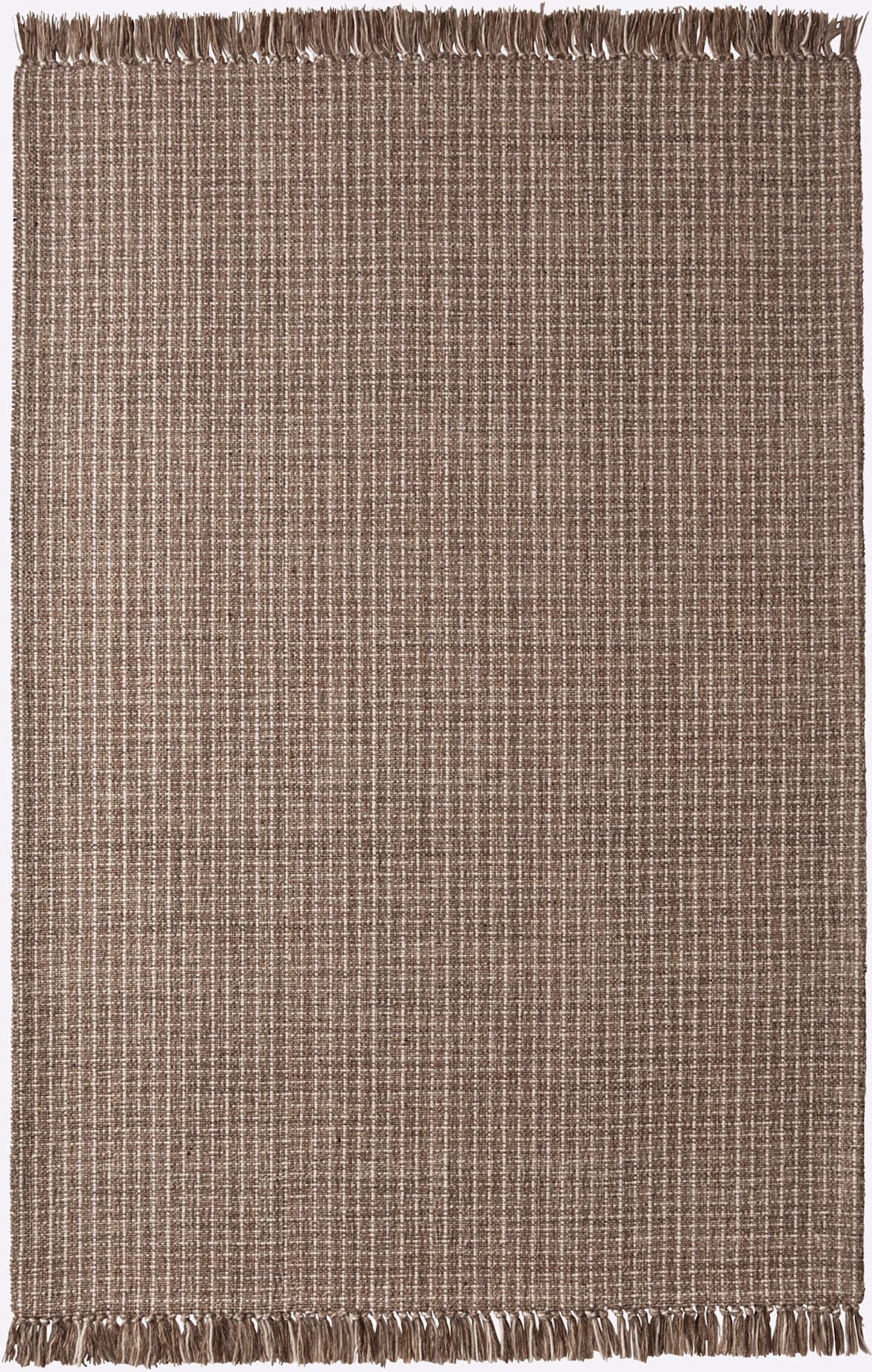 Teppich HEINE HOME Gr. 1, braun (beige), B:60cm H:10mm L:90cm, Schurwolle, Wolle, Teppiche, Teppich beige B : 60cm 1 Stk., 10mm, L: 90cm