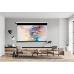 Manuelle Leinwände-Manual projection screens for beamer by elite screens-Elite Screens, Beamer Leinwand, Projektionsleinwand, Heimkino Weiß / 16:9 / 120" (266 x 150 / Vorlauf )
