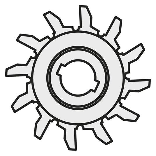 Pramet Wendeplatten-Unterlegscheibe ISO TU 221602:GJ11 Bruttogewicht 8,25g Farbe Silber - VPE: 10 (TU 221602:GJ11)