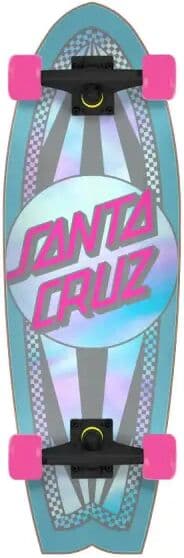 Cruiser Board Santa Cruz Shark Komplettboard (8.8" - Prismatic Dot)