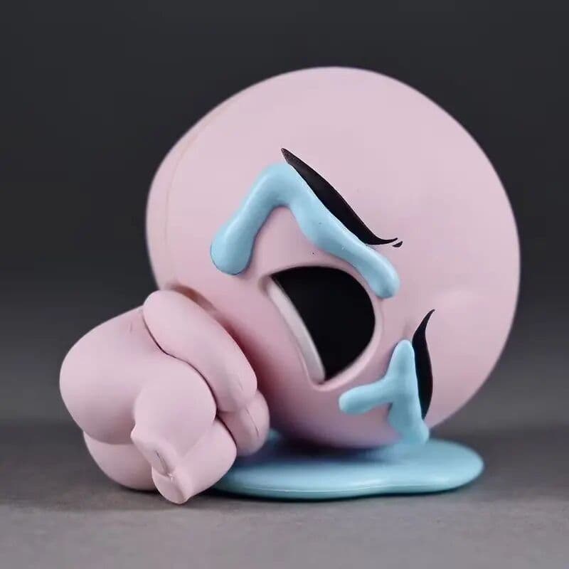 Bandai Game The Binding Of Isaac Crying Isaac Action Figure Cute Q Version Cartoon Character Doll Model Ornament Collectible Toy Gift