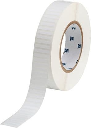 Brady THT-42-423-10 etiqueta de poliéster branco brilhante 25,40 x 4,75 mm