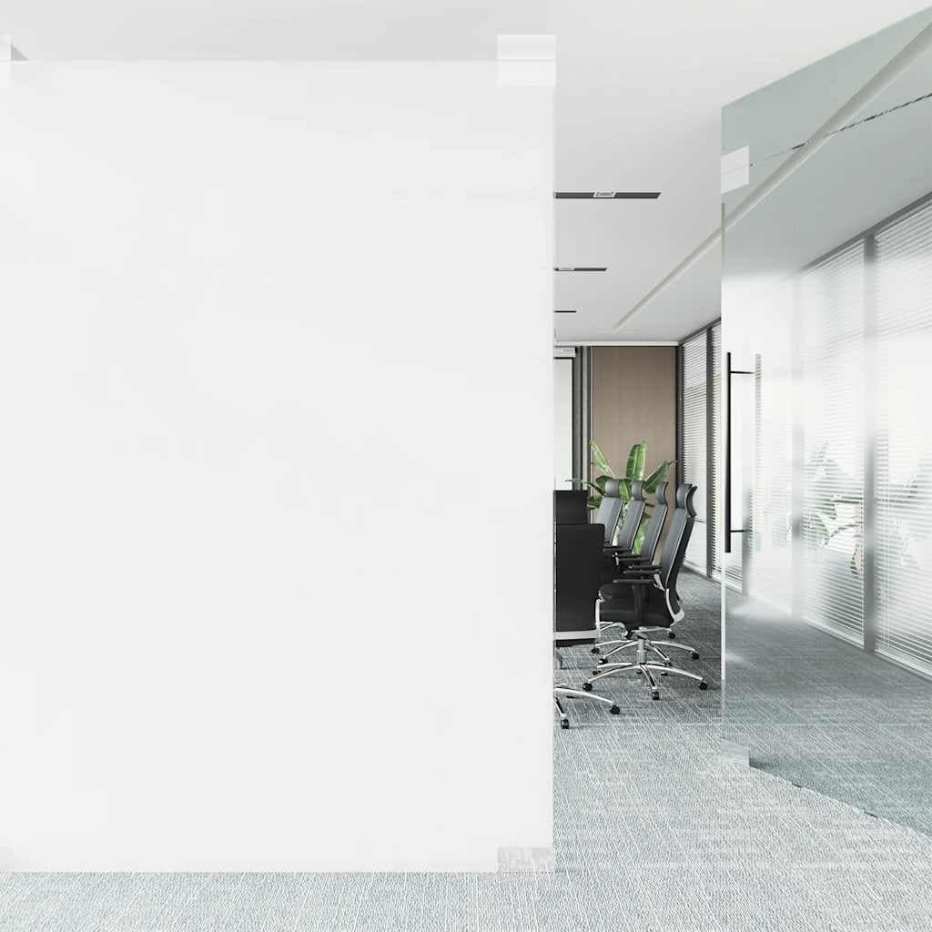 vidaXL Films pour fenêtre 5 pcs statique dépoli blanc PVC