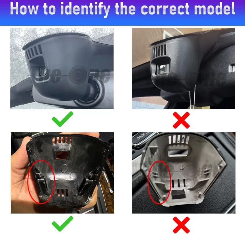 HESHECAM For Audi A3 A4 A4L A6 C7 Q5 Q7 SQ5 2018-2026 4K Dash Cam for Car Camera Recorder Dashcam WIFI Car Dvr Recording