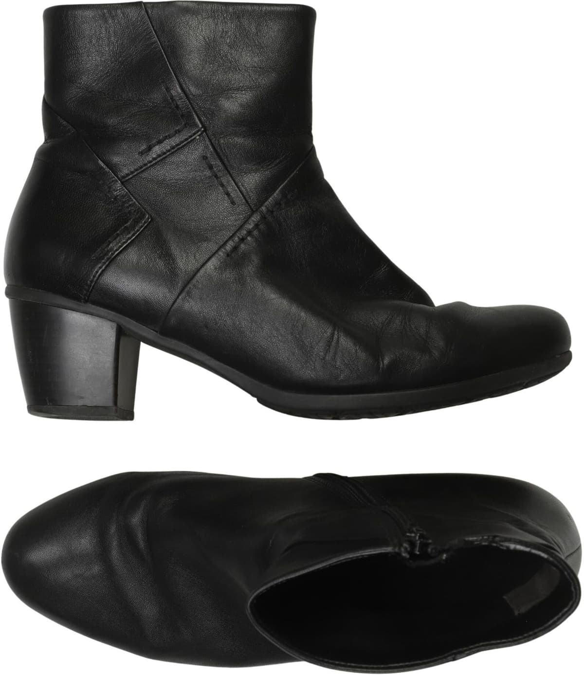 Gabor Damen Stiefelette, Schwarz, Gr. EU 40,5 (UK 7), Leder - Second Hand