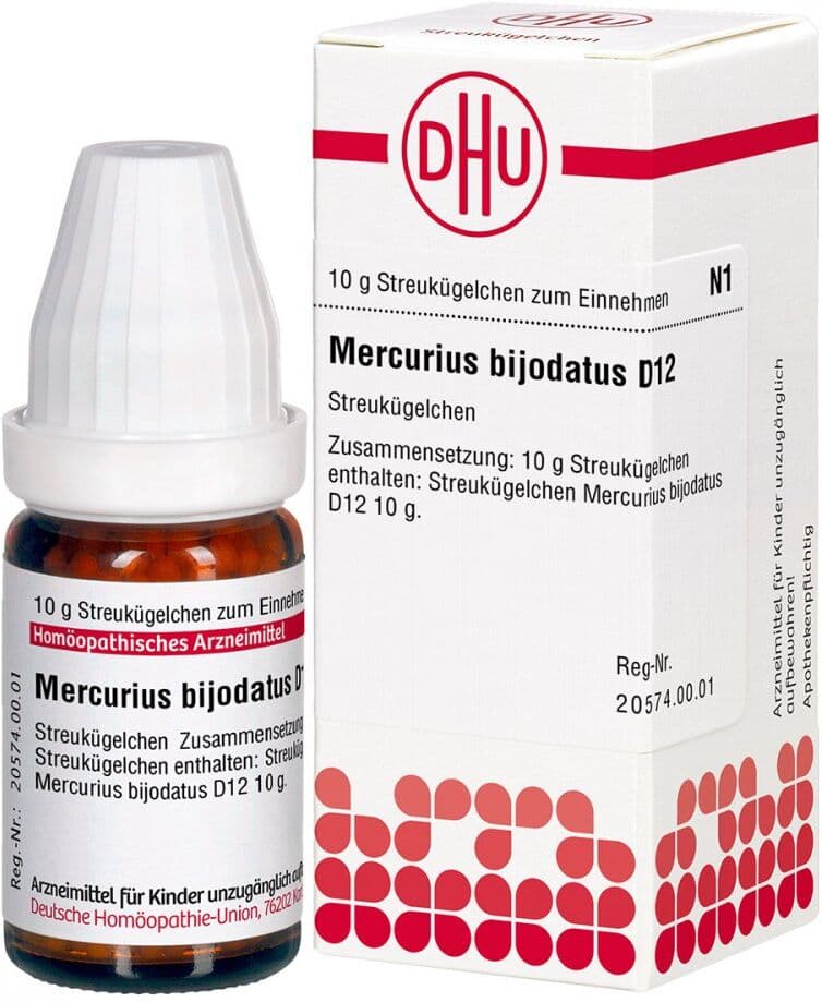 DHU Mercurius Bijodat. D12 Globuli