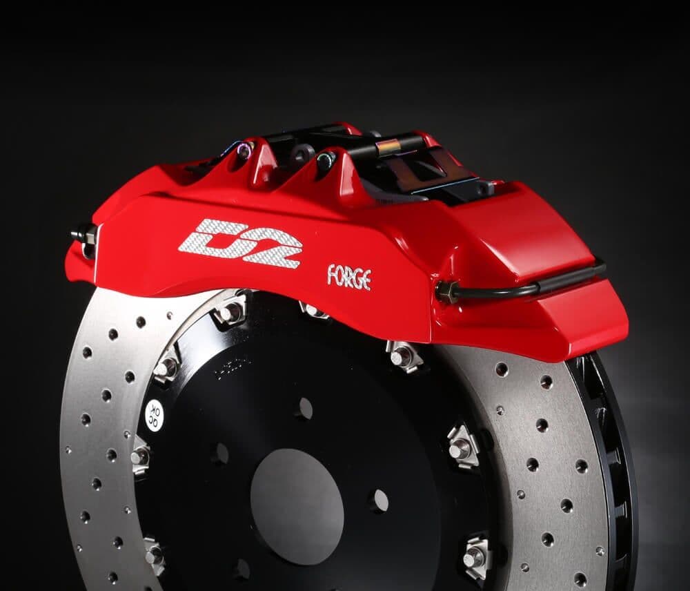 D2RACINGSPORT Kit de freno delantero grande 356x32mm, pinza deportiva, discos flotan