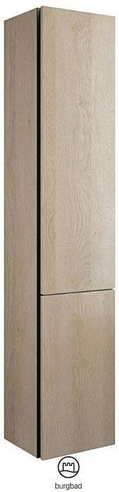 Burgbad Junit Hochschrank HSIE035LF3150 35 x 176 x 32 cm, 2 Türen links, Eiche Dekor Cashmere
