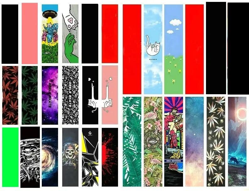 NONE Skateboard Sandpaper 84cm Surf Board Sticker Thickened Anti Slip Sticker Fish Board Surfskate Sandpaper Dropshipping