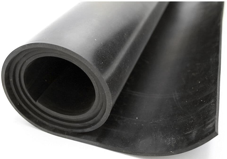 Industriegummi EPDM, schwarz, pro lfd. m, Höhe 4,5 mm COBA