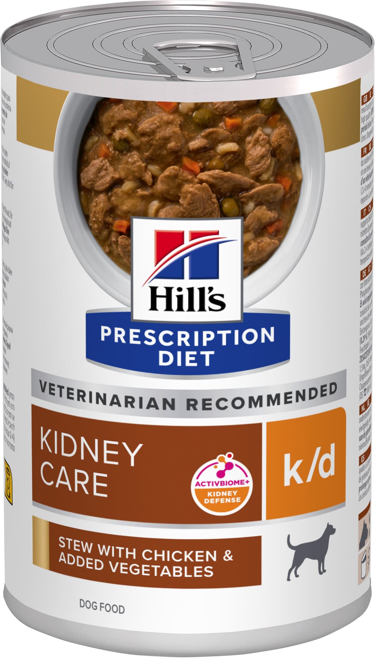 Hill's Prescription Diet k/d Kidney Care Estofado Pollo y Verduras Perro Latas 12 x 354 gr