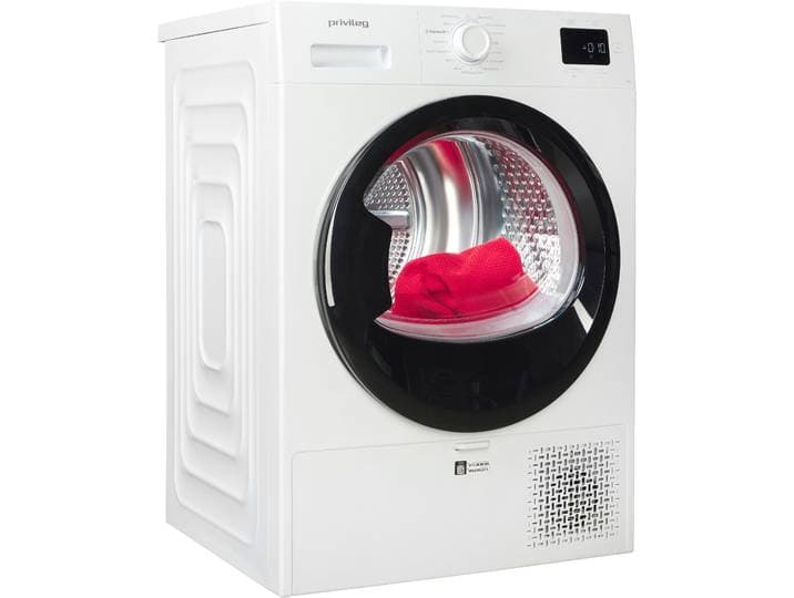 PRIVILEG Wärmepumpentrockner PT 840C W , Energieeffizienz: C, weiß, B:59,8cm H:84,6cm T:63cm, Trockner, Knitterschutz – verhindert die Bildung von Knitterfalten, Wärmepumpentrockner