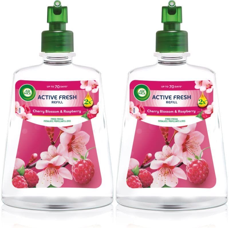 Air Wick Cherry Blossom & Raspberry Duo luchtverfrissers Navulling