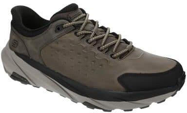 Skechers USA Conner-Rockwell (Men's) Casual Shoes in Dark Taupe, Size 14 M, Leather/Memory Foam