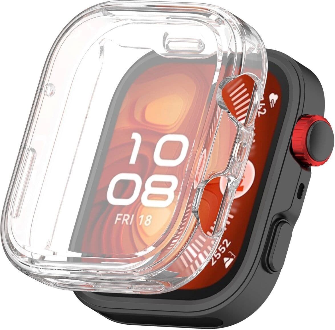 INF Coque de protection intégrale en TPU compatible avec Huawei Watch Fit5Pro – protection complète et coupe précise