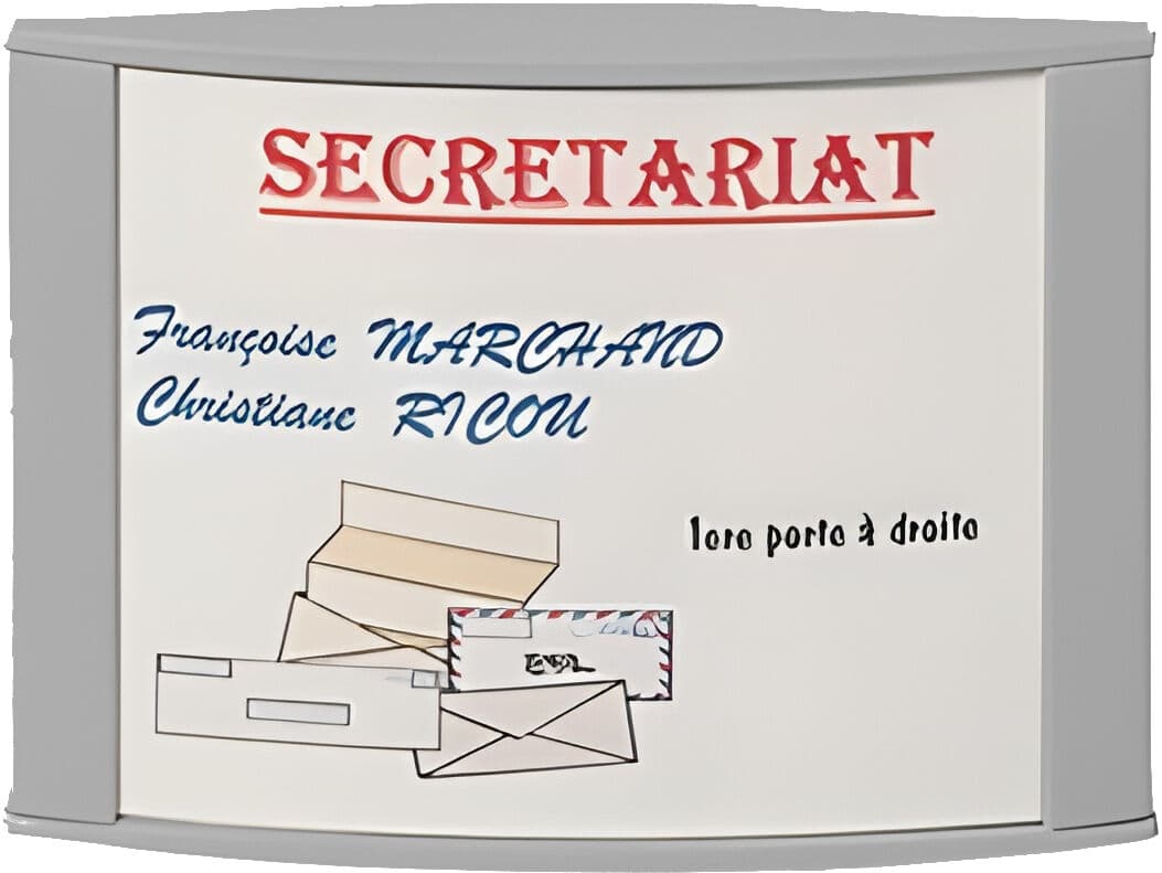 Support de signalétique Pilot argent 105 x 80 mm VACHETTE 046550