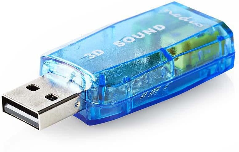 Lydkort 5,1 - Usb 2.0 Tilkobling 3,5mm Mini-Jack