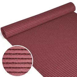 Weichschaummatte Meterware Badematte Badläufer Weichschaum zuschneidbar 65&130 cm Uni Einfarbig – Uni Weinrot, 65x350cm
