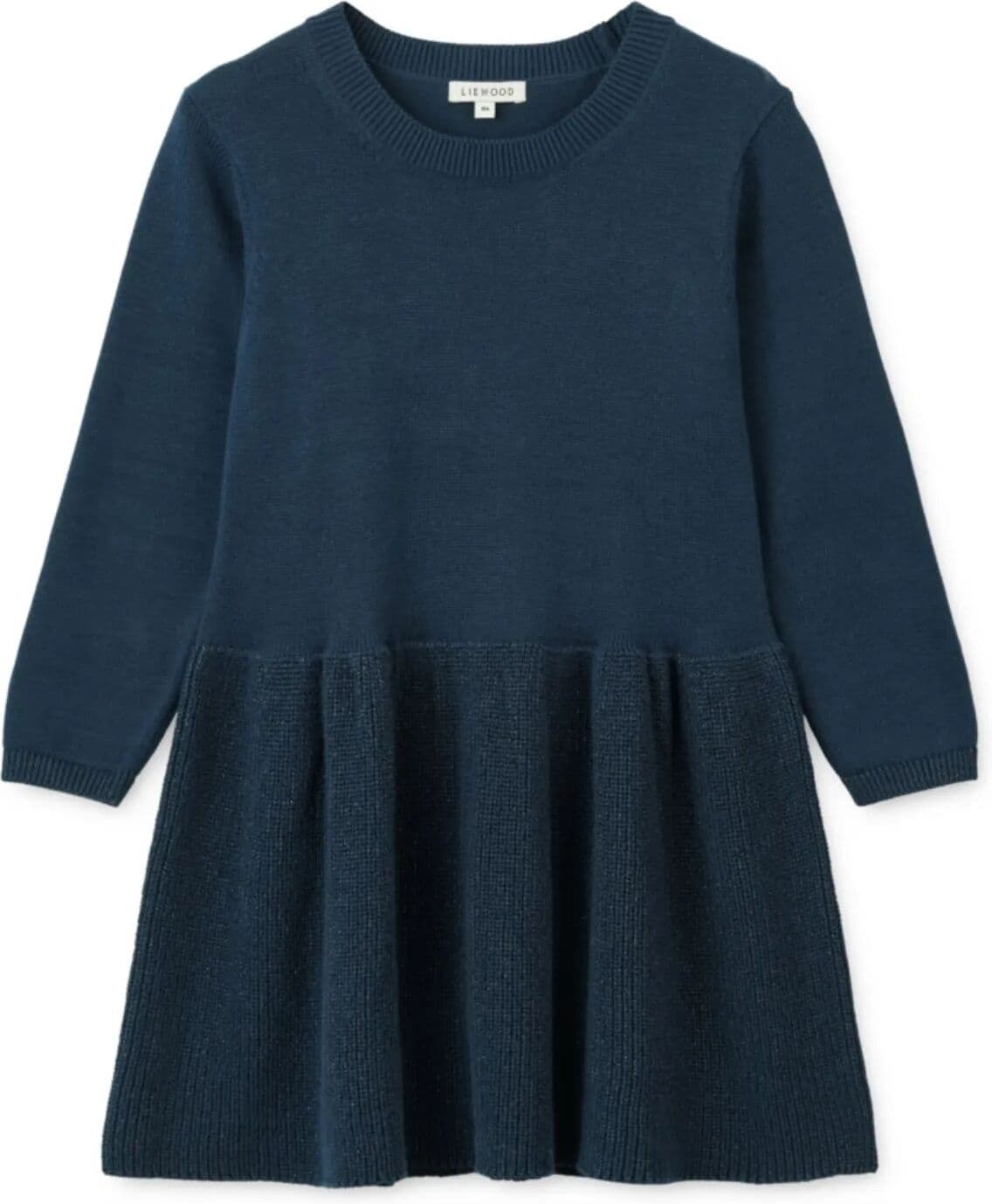 Liewood Robe Caia Lurex Maille Bleu marine 3 ans