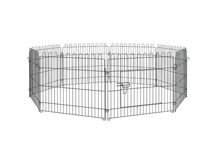 Parc de jeu pliable pour chien Pawhut, clôture d'entraînement pour animaux de compagnie, 8 clôtures, 71x61 cm
