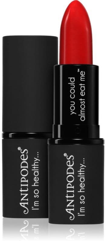 Antipodes Moisture-Boost Natural Lipstick nourishing lipstick shade Forest Berry Red 4 g