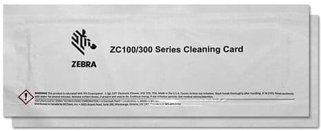 Zebra 105999-310 tarjetas de limpieza   2 piezas   original
