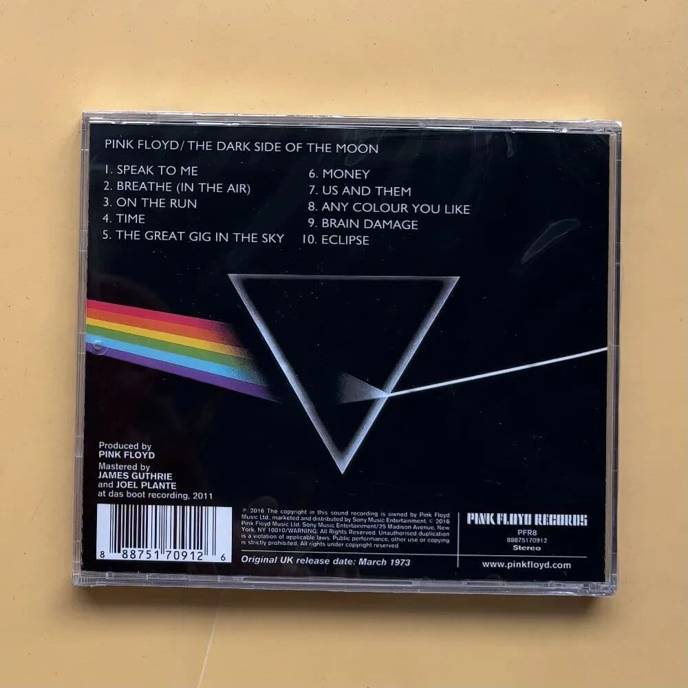 NONE Pink Floyd The Dark Side Of The Moon CD Remastered Progressive Rock Concept Album HiFi Audiophile Collection Gift In Stock