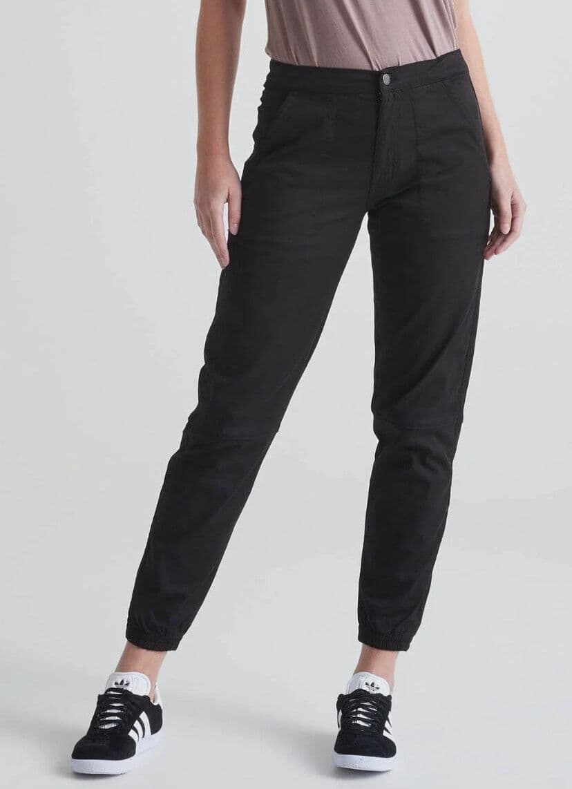 DU/ER Live Lite High Rise Jogger Dame Black 27-30