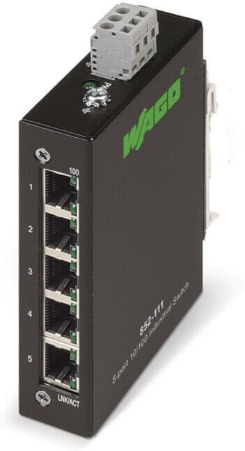 WAGO Industrial-ECO-Switch 852-111 5 ports 100Base-TX noir (852-111)